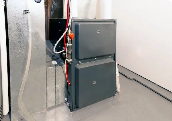 Home High Energy Efficient Furnace Basement