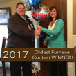 2017 Oldest Furnace Winner.